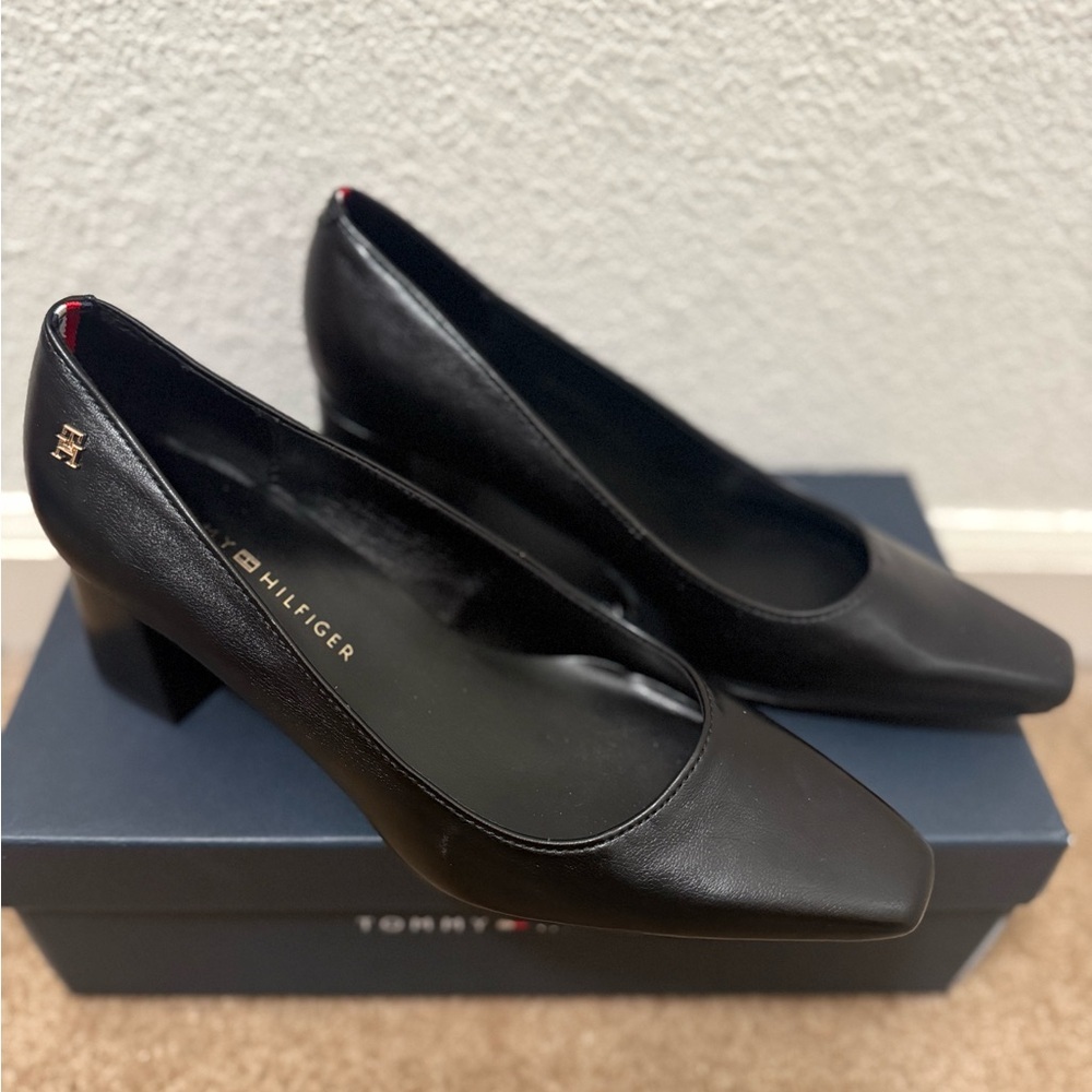 Tommy Hilfiger Classic Black Heels